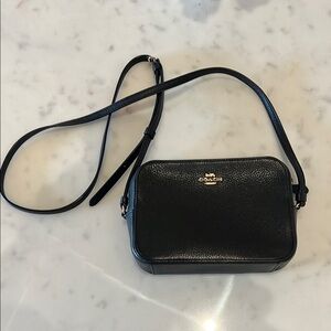 Coach Black Leather Crossbody Bag